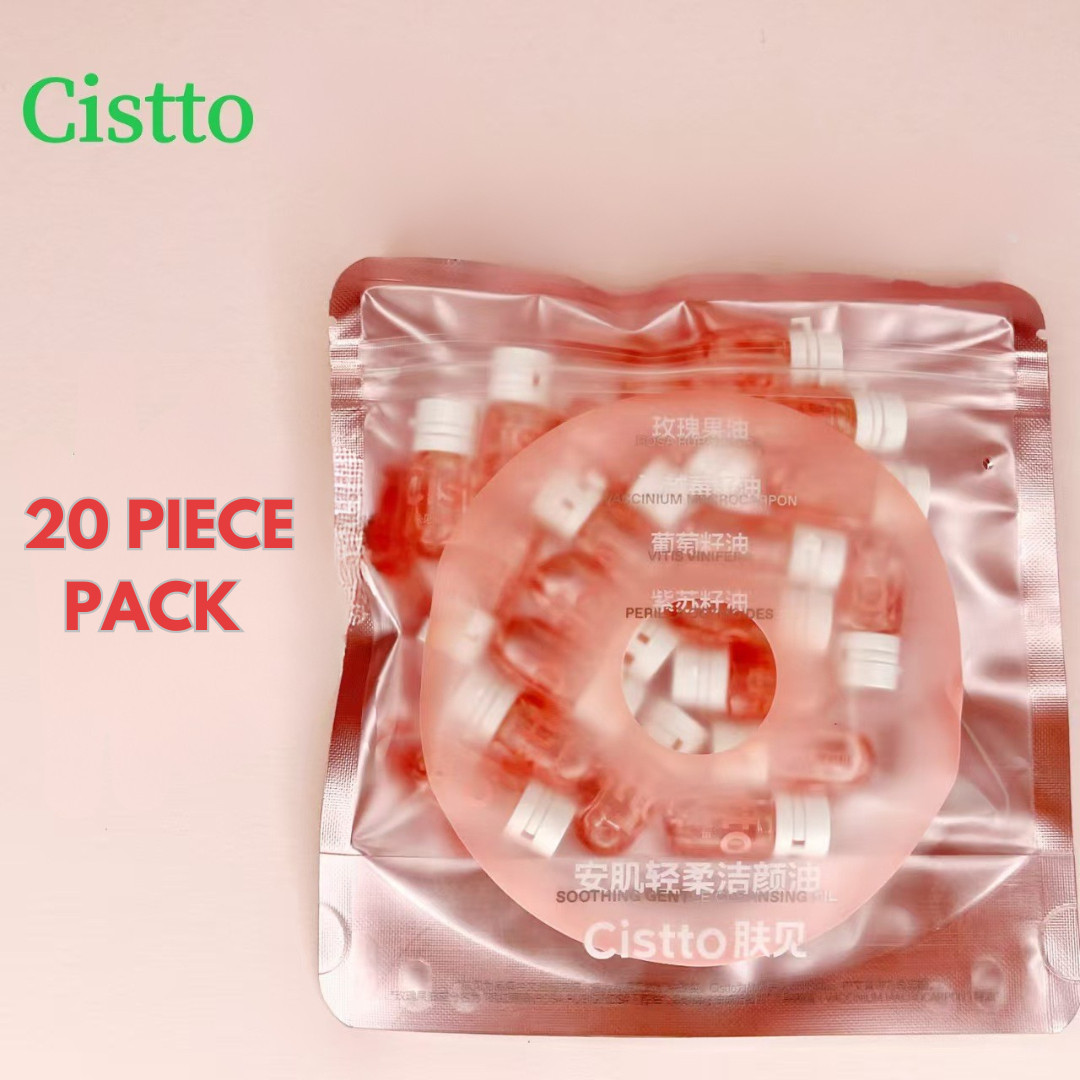 Cistto Natural Cleansing Oil – Waterproof Makeup Remover